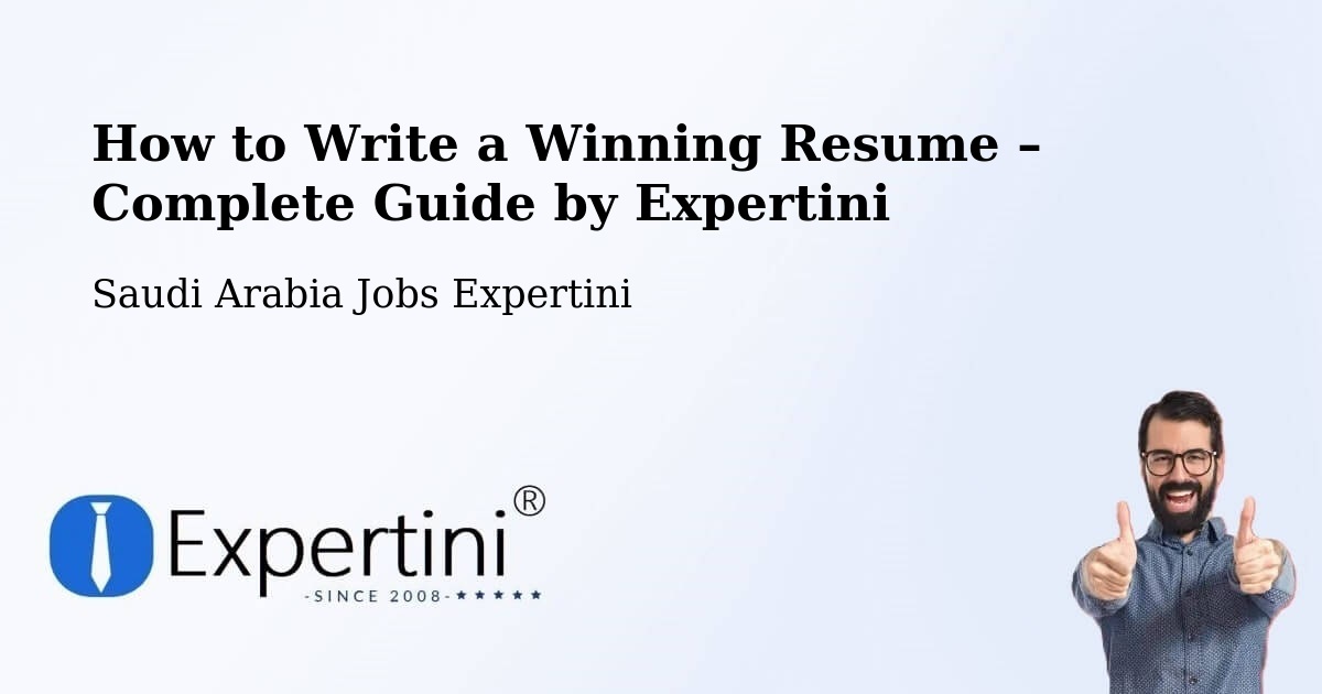 Resume Writing Guide for Job Seekers – Ta'If - Ta'If, Saudi Arabia Jobs Expertini
